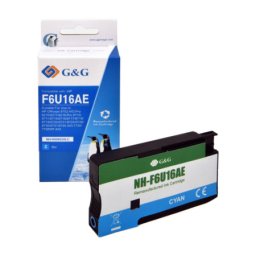 Cartus Premium G&G (1.6K) HP 953XL Cyan (F6U16AE, HP953XL) pentru OfficeJet Pro 7720 Wide Format All in One 7730 7740 Officejet 8210 8218 8710 8715 8716 8718 8720 8725 8728 8730 8740