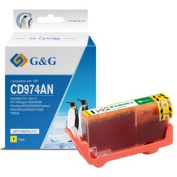 Cartus Premium G&G (0.7K) HP 920XL Yellow (CD974AE, HP920XL) pentru Officejet 6000 Wireless 6500 All in One 6500A e Plus 7000 Wide Format 7500A