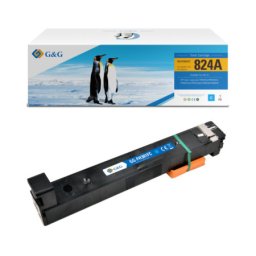 Toner Premium G&G (21K) HP 824A Cyan (CB381A, HP824A) pentru Color LaserJet CP6015dn CP6015xh CP6015de CM6030 CM6030f CM6040 CM6040f