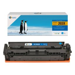Toner Premium G&G (2.5K) HP 203X Cyan (CF541X, HP203X) pentru Color LaserJet Pro M254dw M254nw MFP M280nw M281fdn M281fdw