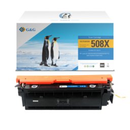Toner Premium G&G 100% new (12.5K) HP 508X Black (CF360X, HP508X) pentru Color LaserJet Enterprise M552dn M553n M553dn M553x Flow MFP M577c M577dn M577f