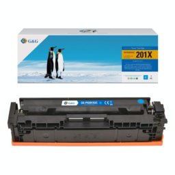 Toner Premium G&G (2.3K) HP 201X Cyan (CF401X, HP201X) pentru Color LaserJet Pro M252n M252dw MFP M274n M277dw M277n