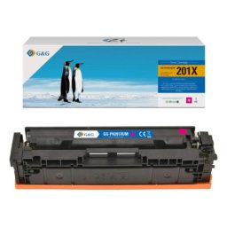 Toner Premium G&G (2.3K) HP 201X Magenta (CF403X, HP201X) pentru Color LaserJet Pro M252n M252dw MFP M274n M277dw M277n