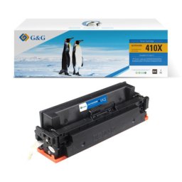 Toner Premium G&G (6.5K) HP 410X Black (CF410X, HP410X) pentru Color LaserJet Pro MFP M377dw M477fdn M477fdw M477fnw M452dn M452nw