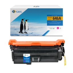Toner Premium G&G (12.5K) HP 646A Magenta (CF033A, HP646A) pentru Color LaserJet Enterprise CM4540 MFP CM4540f CM4540fskm