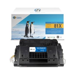 Toner Premium G&G (25K) HP 81X Black (CF281X, HP81X) pentru LaserJet Enterprise MFP M630dn M630f Flow M630z M630h M605n M605dn M605x M604n M604dn