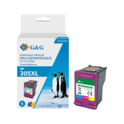 Cartus Premium G&G HP 305XL Color (3YM63AE, HP305XL) pentru DeskJet 2710 2720 2721 2722 2723 2724 Plus 4110 4120 4122 4130 Envy 6010 All in One 6020 6022 6030 6032 6052 6055 6058 Pro 6420 6422 6430 6432 6452 6454 6455 6458 6475