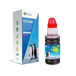 Flacon cerneala Premium G&G HP GT52 Magenta (M0H55AE, HPGT52M) pentru Ink Tank 115 315 319 All in One Wireless 415 419 Smart 500 510 516 519 530 615 DeskJet GT 5810 5820 670 675 720 725 750 755 790 795