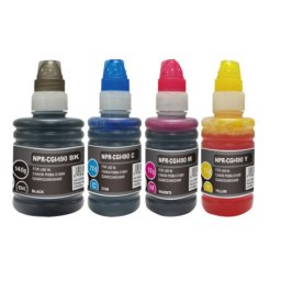 Set de flacoane cerneala Premium G&G Canon 490BK Black (0663C001, GI490BK) pentru PIXMA G1400 G1410 G1411 G2400 G2410 G2411 G3400 G3410 G3411 G4400 G4410 G4411