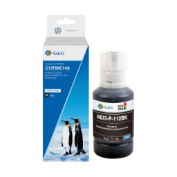 Flacon cerneala Premium G&G Epson 112 Black (C13T06C14A) pentru EcoTank L11160 L15150 L15160 L15180 L6460 L6490 L6550 L6570 L6580 M15140 M15180