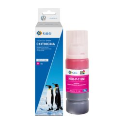 Flacon cerneala Premium G&G Epson 112 Magenta (C13T06C34A) pentru EcoTank L11160 L15150 L15160 L15180 L6460 L6490 L6550 L6570 L6580