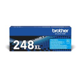 Cartus de toner (2.3K) Brother TN 248 XL Cyan (TN-248XLC, TN248XLC) pentru MFC L3760CDW L8340CDW L8390CDW HL L8230CDW L8240CDW L3220CW DCP L3560CDW