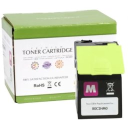 Toner Premium Static Control (SCC) magenta Lexmark 80C2HM0 (3K) pentru CX410de CX410dte CX410e CX510de CX510dhe CX510dthe
