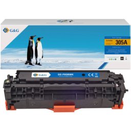 Toner Premium G&G (2.2K) HP 305A Black (CE410A, HP305A) pentru LaserJet Pro 400 color M451dw MFP M475dn M475dw 300 M351A M375nw