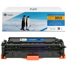 Toner Premium G&G (4K) HP 305X Black (CE410X, HP305X) pentru LaserJet Pro 400 color M451dw MFP M475dn M475dw 300 M351A M375nw