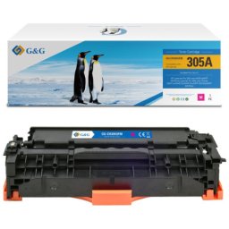 Toner Premium G&G (2.6K) HP 305A Magenta (CE413A, HP305A) pentru LaserJet Pro 400 color M451dw MFP M475dn M475dw 300 M351A M375nw