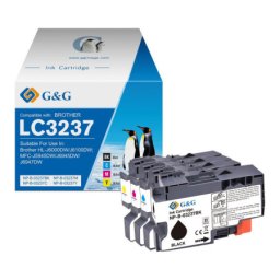 Pachet cartuse premium G&G Brother LC 3237 (LC-3237, LC3237) pentru HL J6000DW J6100DW MFC J5945DW J6945DW J6947DW
