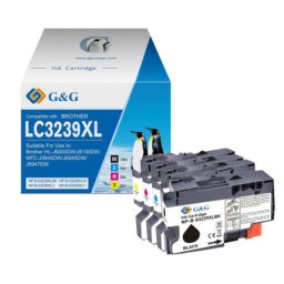 Pachet cartuse premium G&G Brother LC 3239XL (LC-3239XL, LC3239XL) pentru HL J6000DW J6100DW MFC J5945DW J6945DW J6947DW