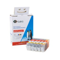Pachet cartuse premium G&G Canon PGI-570XL/ CLI-571XL pentru PIXMA MG5750 MG5751 MG5752 MG5753 MG6850 MG6851 MG6852 MG6853 MG7750 MG7751 MG7752 MG7753 TS5050 TS5051 TS5053 TS5055 TS6050 TS6051 TS6052 TS8050 TS8051 TS8052 TS8053 TS9050 TS9055