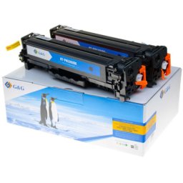 Pachet tonere premium G&G HP 304A Black (CC530A, HP304A) pentru Color LaserJet CP2025 CP2025n CP2025dn CM2320fxi CM2320nf