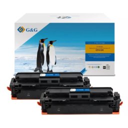 Pachet tonere premium G&G HP 410X Black (CF410X, HP410X) pentru Color LaserJet Pro MFP M377dw M477fdn M477fdw M477fnw M452dn M452nw