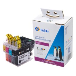 Pachet cartuse premium G&G Brother LC 3217 (LC-3217, LC3217) pentru MFC J5330DW J5335DW J5730DW J5930DW J6530DW J6930DW J6935DW