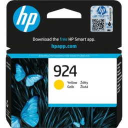 Cartus de Cerneala (0.4K) HP 924 Yellow (4K0U5NE, HP924) pentru Officejet Pro 8122e All in one 8124e 8125e 8132e 8134e 8135e