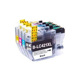 Pachet de cartuse compatibile Brother LC 421 XL pentru DCP J1050DW J1140DW J1800DW MFC J1010DW