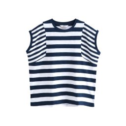 Next Tricou albastru / alb