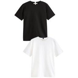 Next Tricou negru / alb