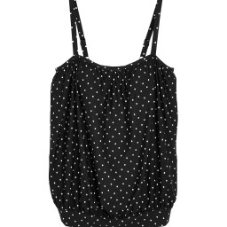 Next Tankini top negru / alb