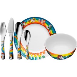 Set de articole de masă și tacâmuri pentru copii WMF Patrula cățelușilor 6 buc.