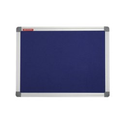 PANOU TEXTIL 100x150 CM ALBASTRU MEMOBOARDS, rama aluminiu