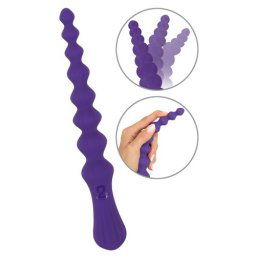 You2Toys Bagheta Anala Magica Nr. 3 Bile Anale Violet Inchis Intensiv de Stimulatoare Silicon Matasos de Neted
