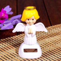 Figurina solara Ingeras cu aripi