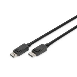 Cablu video Assmann DisplayPort Male - DisplayPort Male, 8K 30Hz UHD, v1.4, 1m, negru AK-340106-010-S