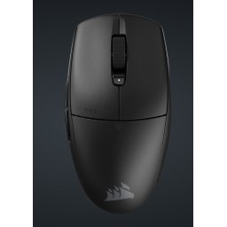 Mouse M55 Wireless – Gaming, wireless 2.4 GHz + BT, optic 12.400 DPI, 6 butoane programabile, ambidextru, negru