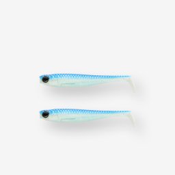 Set năluci flexibile SHAD ȘTIUCĂ ROGEN 120 ALBASTRU X2