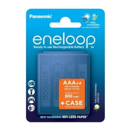 Baterie reîncărcabilă Panasonic 4 buc. AAA Eneloop 800 mAh + cutie