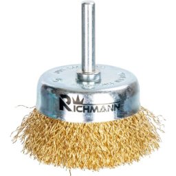 Perie sarma alama, tip cupa, cu tija, 63 mm, Richmann GartenVIP DiyLine