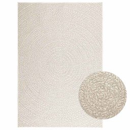 Covor „ZIZUR” crem aspect iuta pentru interior si exterior GartenMobel Dekor
