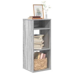 Biblioteca, gri sonoma, 34x31x80 cm, lemn prelucrat GartenMobel Dekor