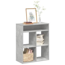 Biblioteca, gri beton, 66x31x80 cm, lemn prelucrat GartenMobel Dekor