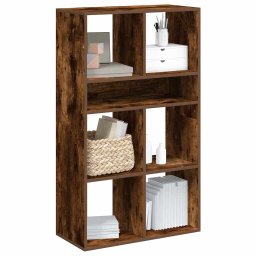 Biblioteca, stejar fumuriu, 66x31x112 cm, lemn prelucrat GartenMobel Dekor