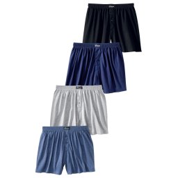 LE JOGGER Boxeri albastru marin / bleumarin / gri / negru