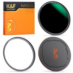 Filtru magnetic K&F Concept 82mm NANO-X ND1000 Series Neutral Density Lens Filter HD SKU.1762