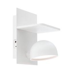 Spot LED de perete Redo 01-3491 SEIBI LED/7W/230V USB CRI 90 alb