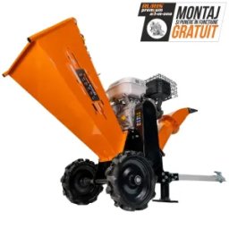 Tocator de crengi si resturi vegetale RURIS ST500 500TS2023 15 CP, benzina, diametru maxim 100 mm, 1000 kg/ora