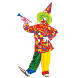 Costum clown amuzant copii - 4 - 5 ani / 116cm