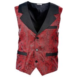 Vesta vintage burgundy jacquard - ml marimea ml